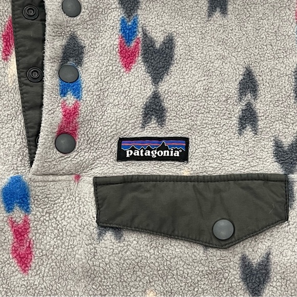 Patagonia Women’s Snap-t Synchilla Fleece Sweater Sz S - Picture 4 of 8